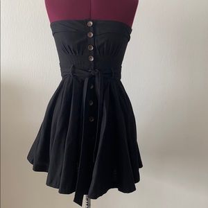 Black Linen Dress from Metropark Size XS